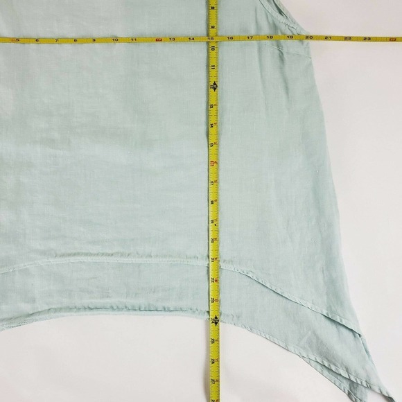 LA Fixsun Linen Size S Sleeveless Top Lagenlook - Picture 5 of 8